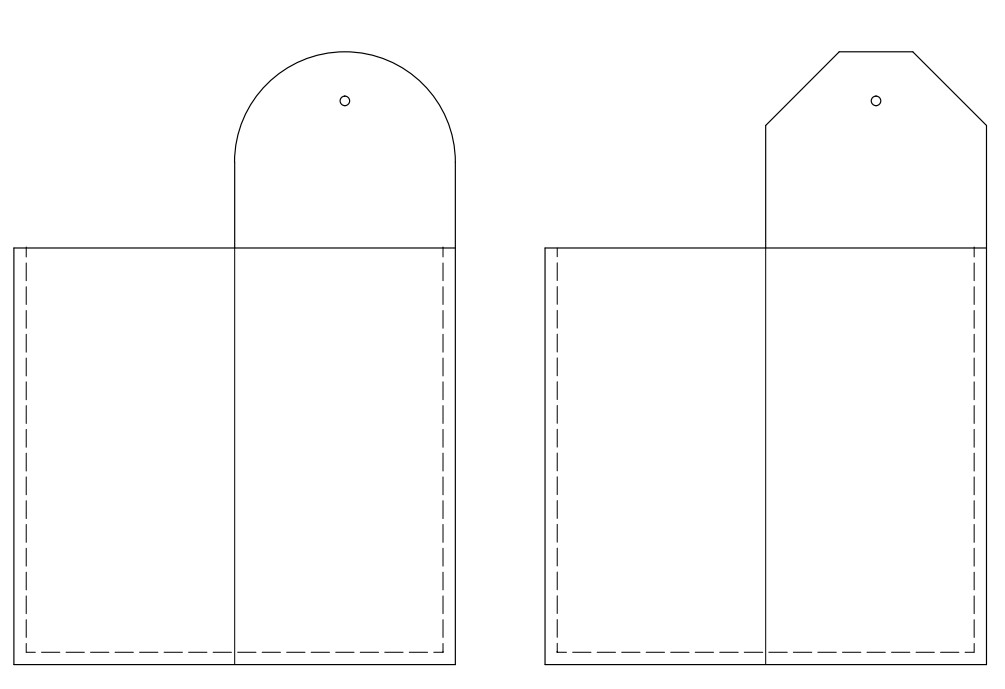 1枚革から作るマルカクペンケース（縦型）
